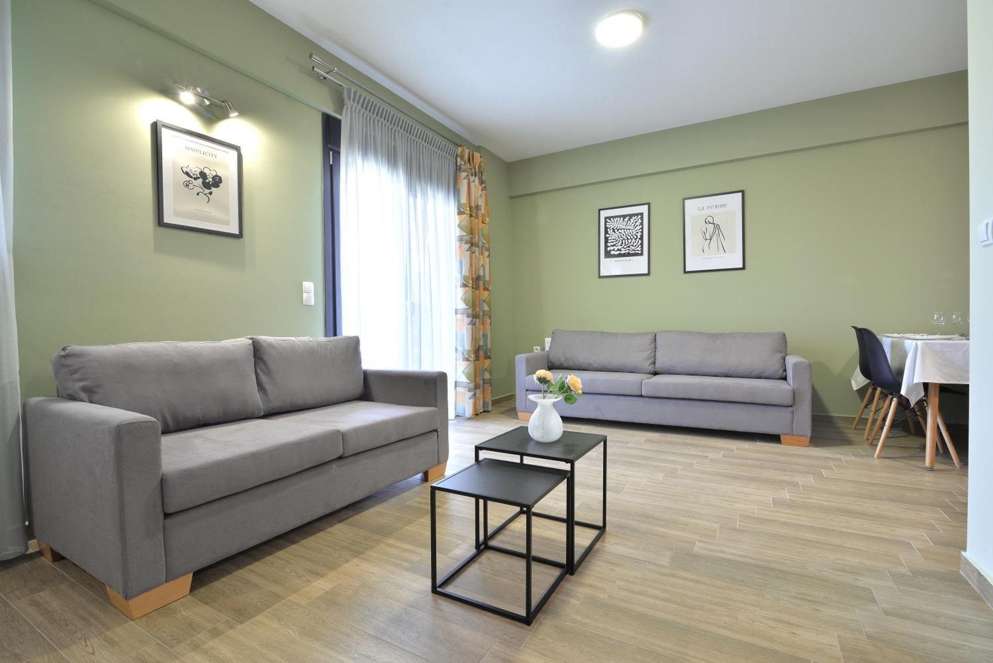 Niel Holiday Apartments, Panel Hospitality Homes & Villas Leptokarya  Bagian luar foto